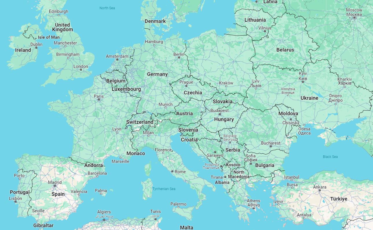 Europe Map